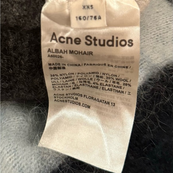 Acne Studios blue mohair sweater - Picture 6 of 8